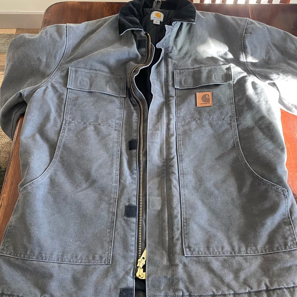 Carhartt Men's Grey Jacket size LT